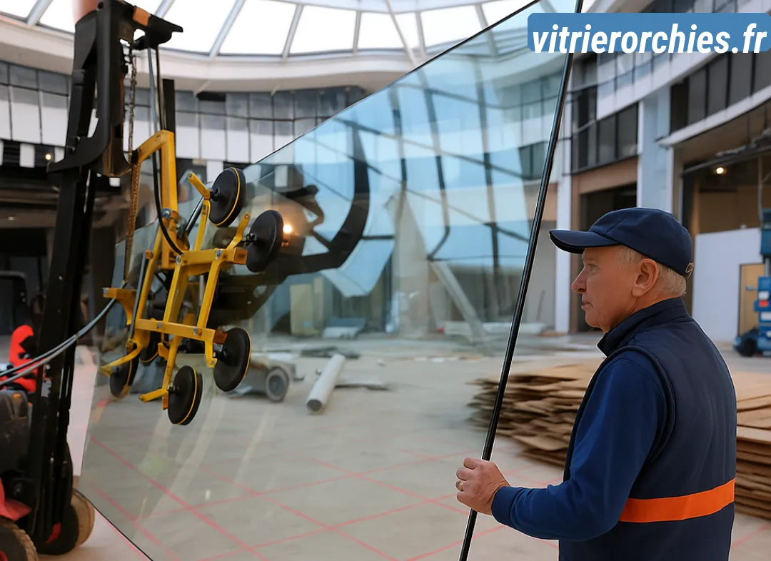 Remplacement de vitrine magasin Orchies
